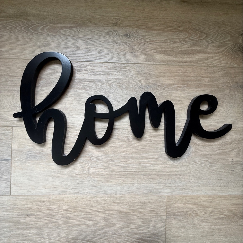 Home sign wall decor